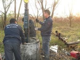 农村水泵安装现场